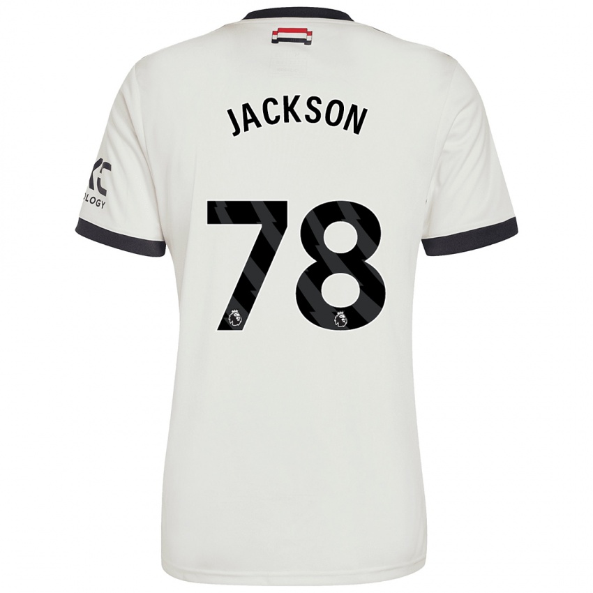 Mann Louis Jackson #78 Off White Tredje Sett Drakt Trøye 2024/25 Skjorter T-Skjorte