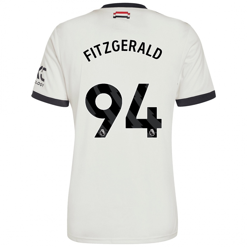 Mann Jayce Fitzgerald #94 Off White Tredje Sett Drakt Trøye 2024/25 Skjorter T-Skjorte