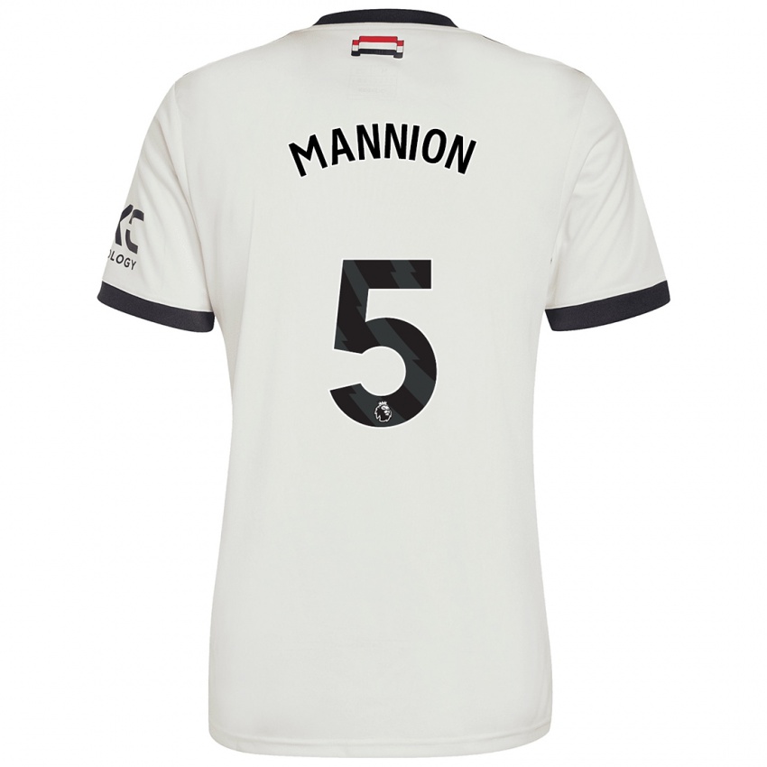 Mann Aoife Mannion #5 Off White Tredje Sett Drakt Trøye 2024/25 Skjorter T-Skjorte