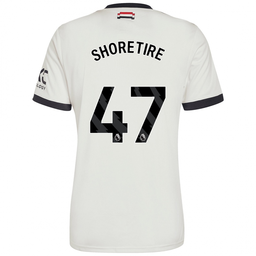 Mann Shola Shoretire #47 Off White Tredje Sett Drakt Trøye 2024/25 Skjorter T-Skjorte