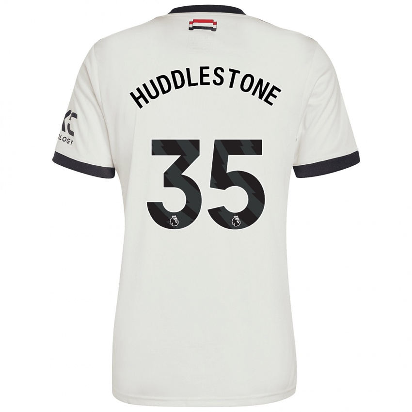 Mann Tom Huddlestone #35 Off White Tredje Sett Drakt Trøye 2024/25 Skjorter T-Skjorte