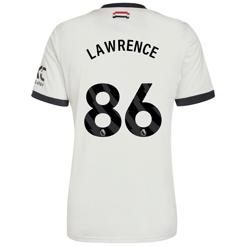 Mann Marcus Lawrence #86 Off White Tredje Sett Drakt Trøye 2024/25 Skjorter T-Skjorte