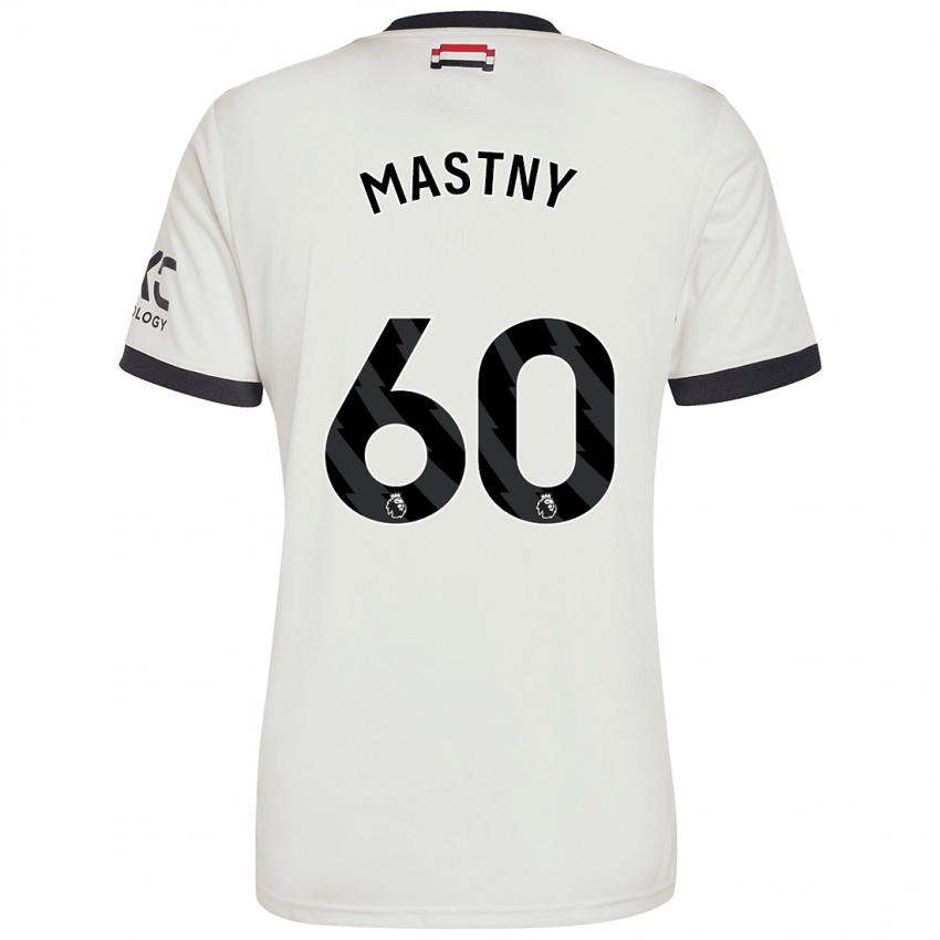 Mann Ondrej Mastny #60 Off White Tredje Sett Drakt Trøye 2024/25 Skjorter T-Skjorte