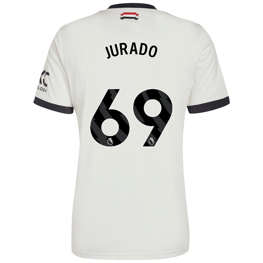 Mann Marc Jurado #69 Off White Tredje Sett Drakt Trøye 2024/25 Skjorter T-Skjorte