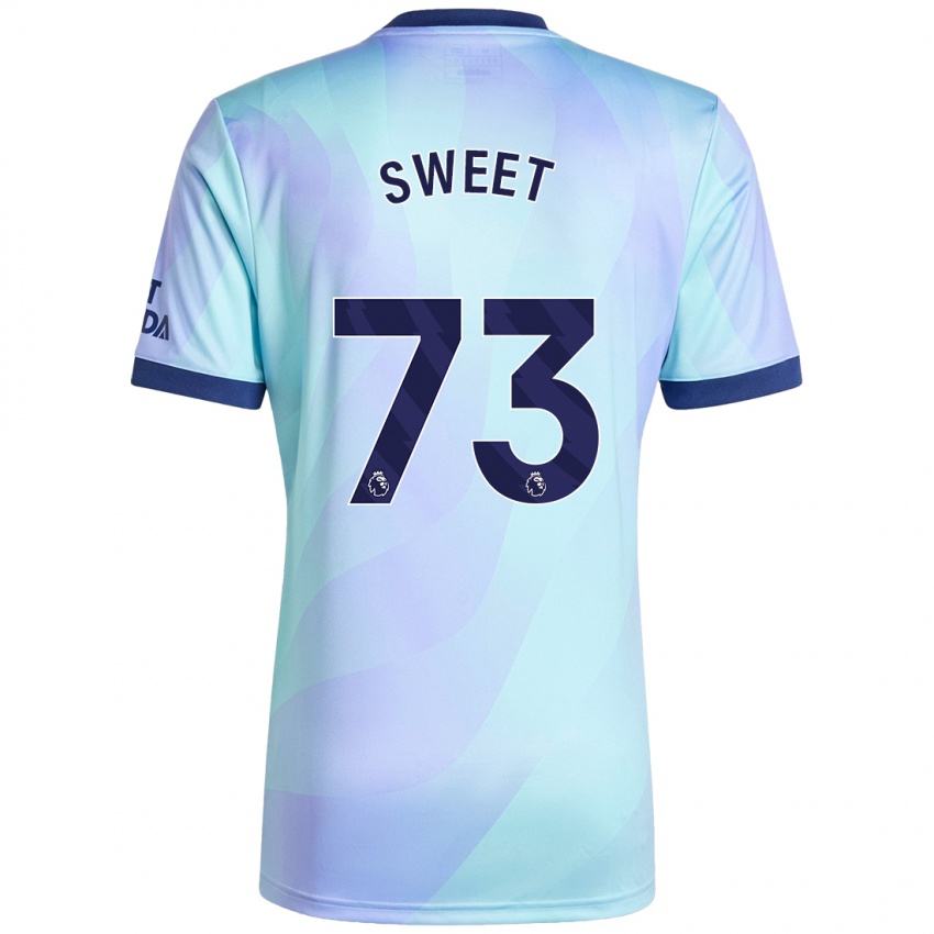 Mann James Sweet #73 Aqua Tredje Sett Drakt Trøye 2024/25 Skjorter T-Skjorte