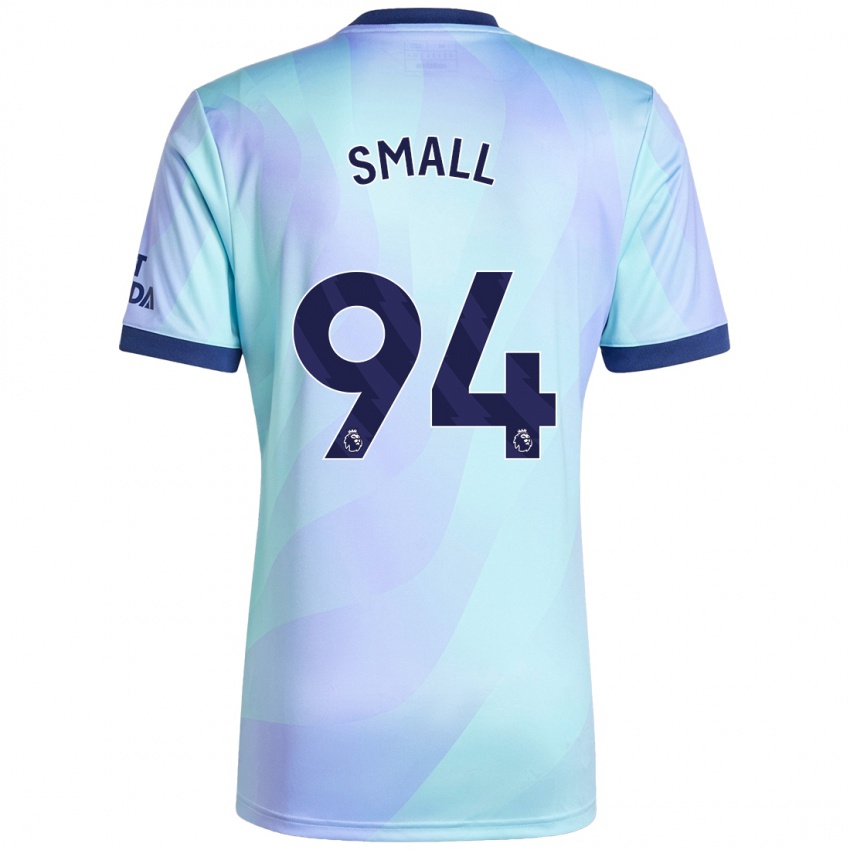 Mann Coby Small #94 Aqua Tredje Sett Drakt Trøye 2024/25 Skjorter T-Skjorte