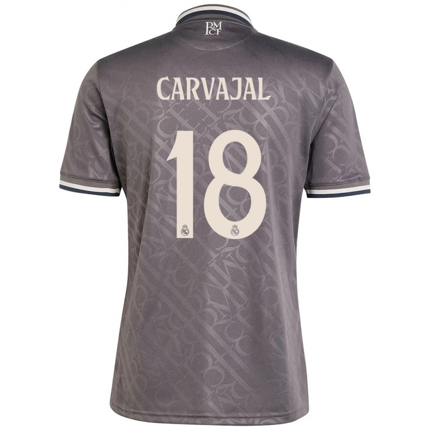 Mann Angel Carvajal #18 Kull Tredje Sett Drakt Trøye 2024/25 Skjorter T-Skjorte