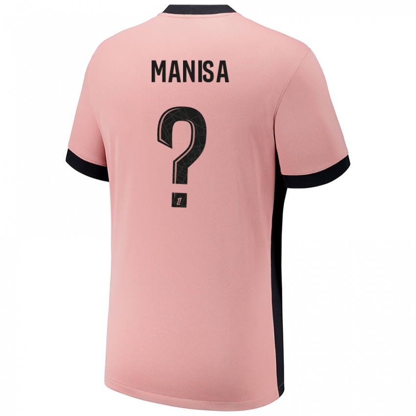 Mann Lenny Manisa #0 Rust Rosa Tredje Sett Drakt Trøye 2024/25 Skjorter T-Skjorte