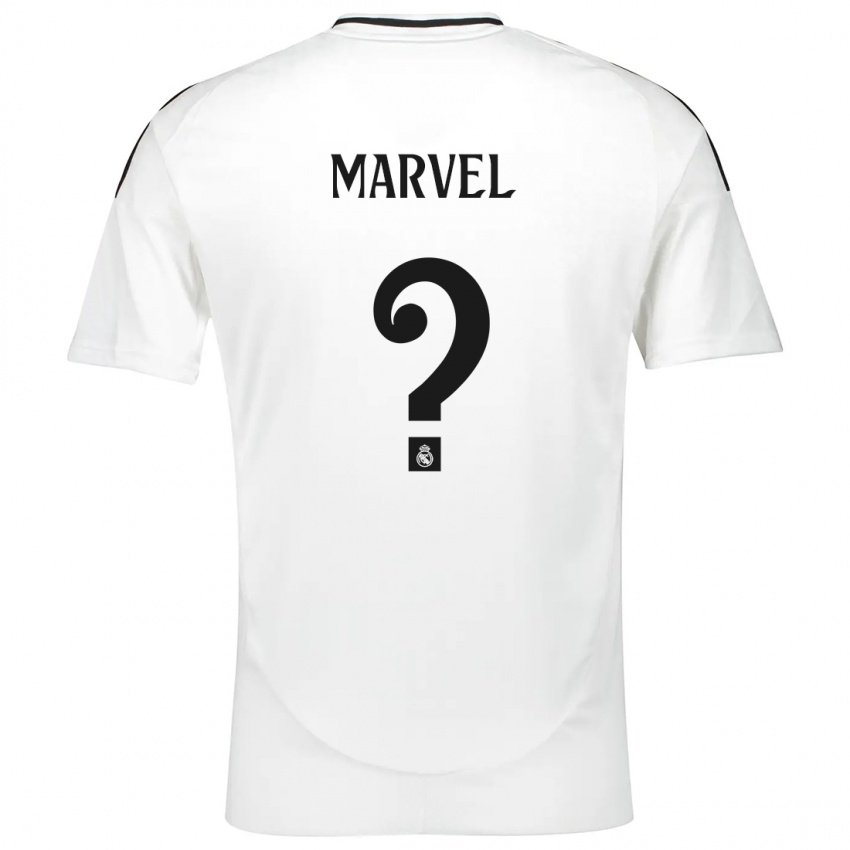 Dame Marvel #0 Hvit Hjemmetrøye Drakt Trøye 2024/25 Skjorter T-Skjorte