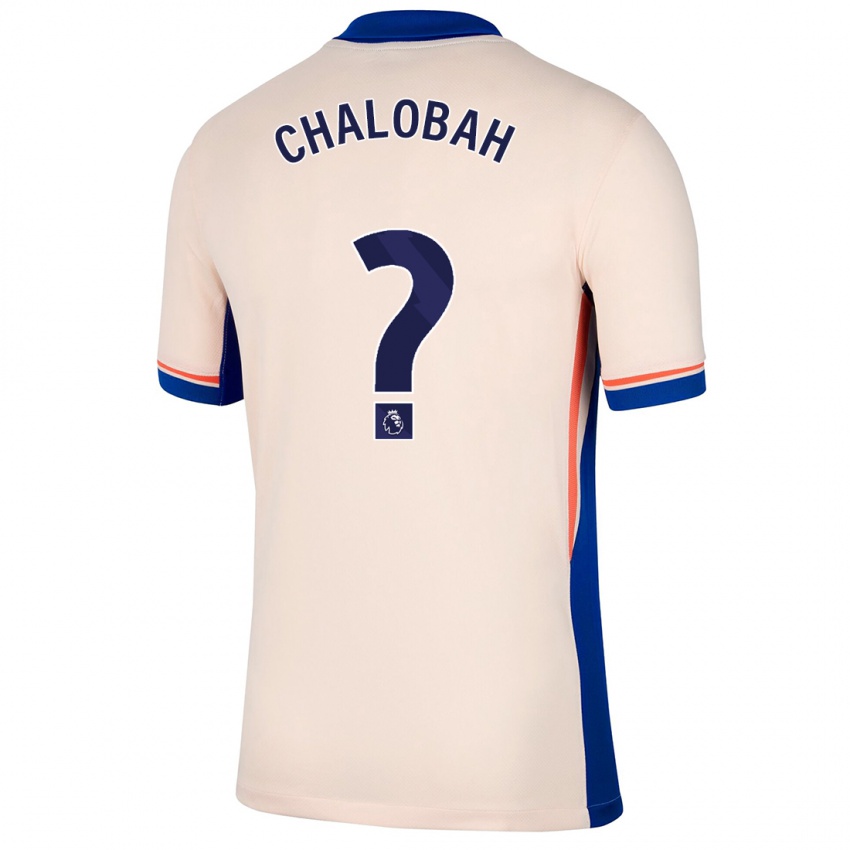 Dame Trevoh Chalobah #0 Lys Beige Bortetrøye Drakt Trøye 2024/25 Skjorter T-Skjorte