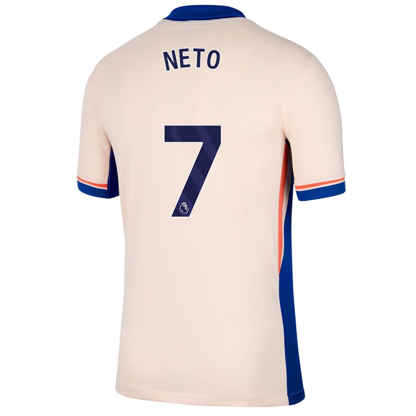 Dame Pedro Neto #7 Lys Beige Bortetrøye Drakt Trøye 2024/25 Skjorter T-Skjorte