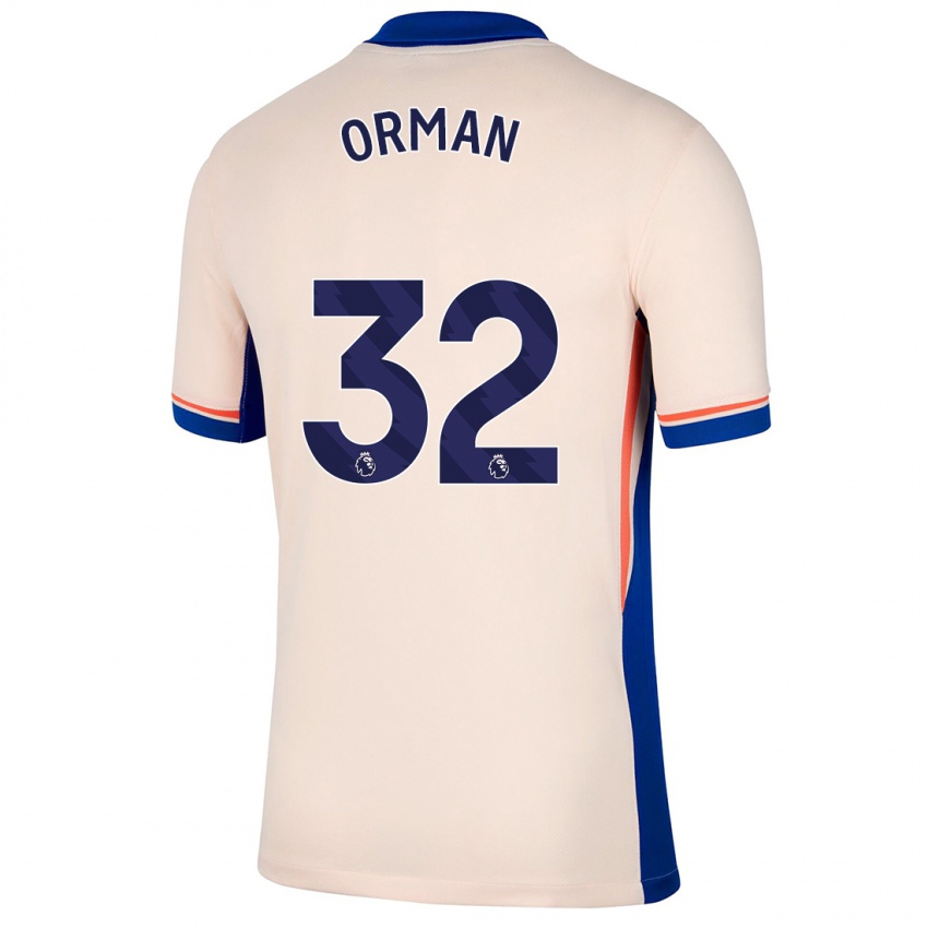 Dame Emily Orman #32 Lys Beige Bortetrøye Drakt Trøye 2024/25 Skjorter T-Skjorte