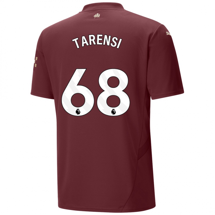 Dame Oscar Tarensi #68 Rødbrun Tredje Sett Drakt Trøye 2024/25 Skjorter T-Skjorte