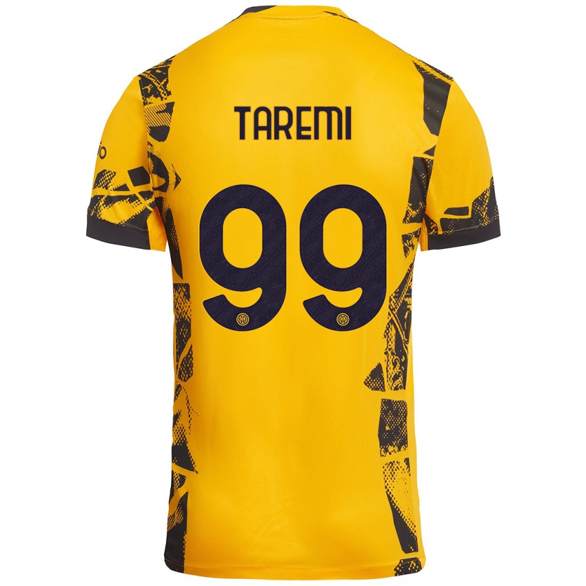 Dame Mehdi Taremi #99 Gull Svart Tredje Sett Drakt Trøye 2024/25 Skjorter T-Skjorte