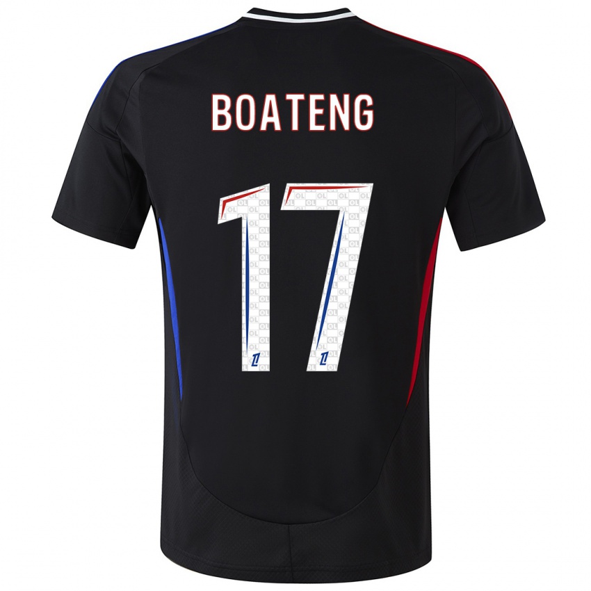 Barn Jerome Boateng #17 Svart Bortetrøye Drakt Trøye 2024/25 Skjorter T-Skjorte