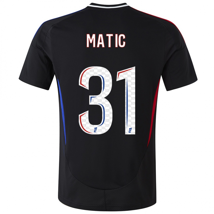 Dame Nemanja Matic #31 Svart Bortetrøye Drakt Trøye 2024/25 Skjorter T-Skjorte