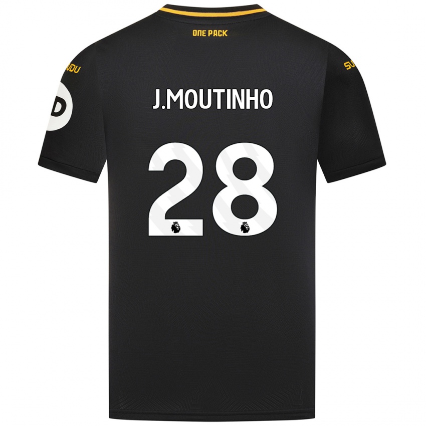 Dame Joao Moutinho #28 Svart Bortetrøye Drakt Trøye 2024/25 Skjorter T-Skjorte