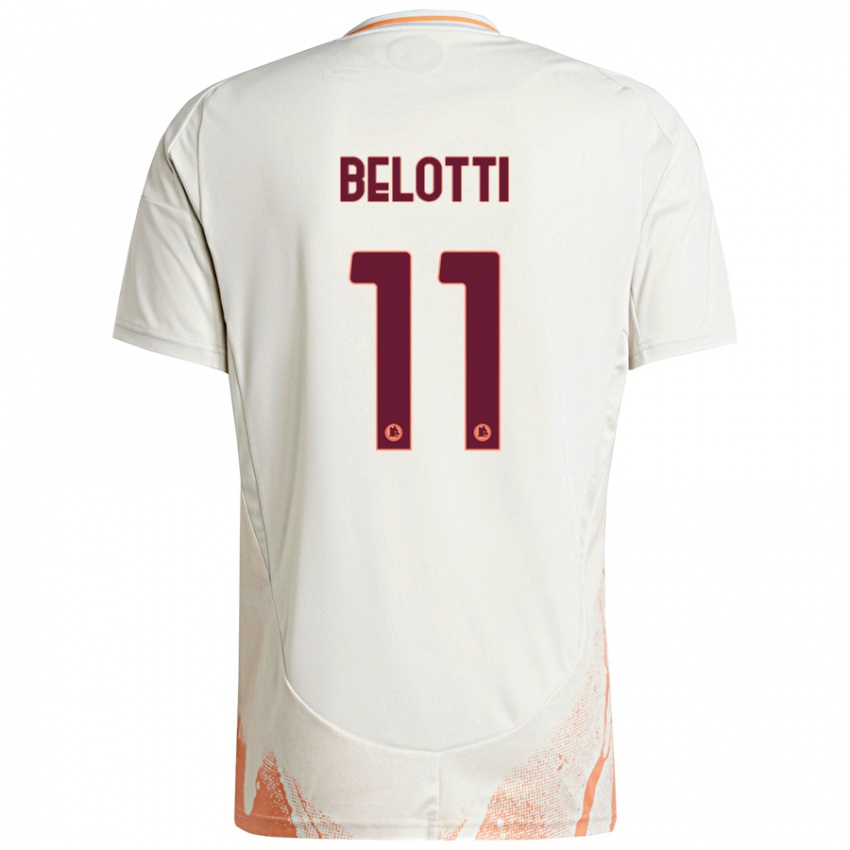 Barn Andrea Belotti #11 Kremhvit Oransje Bortetrøye Drakt Trøye 2024/25 Skjorter T-Skjorte