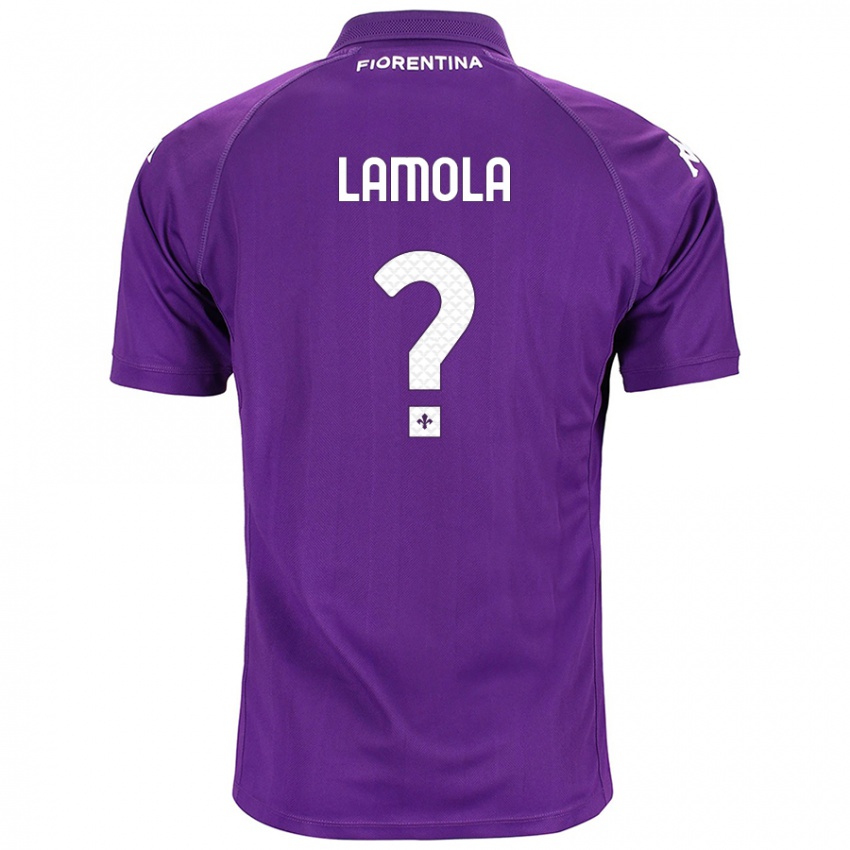 Mann Lorenzo Lamola #0 Lilla Hjemmetrøye Drakt Trøye 2024/25 Skjorter T-Skjorte