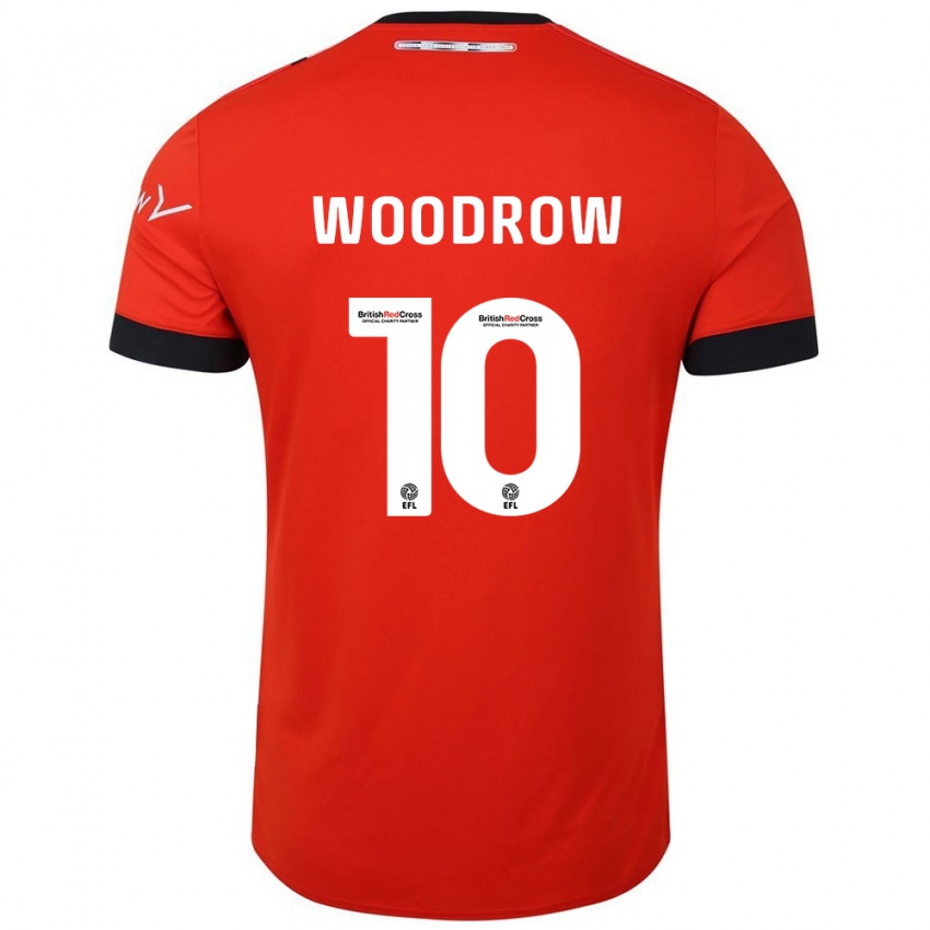 Mann Cauley Woodrow #10 Oransje Svart Hjemmetrøye Drakt Trøye 2024/25 Skjorter T-Skjorte