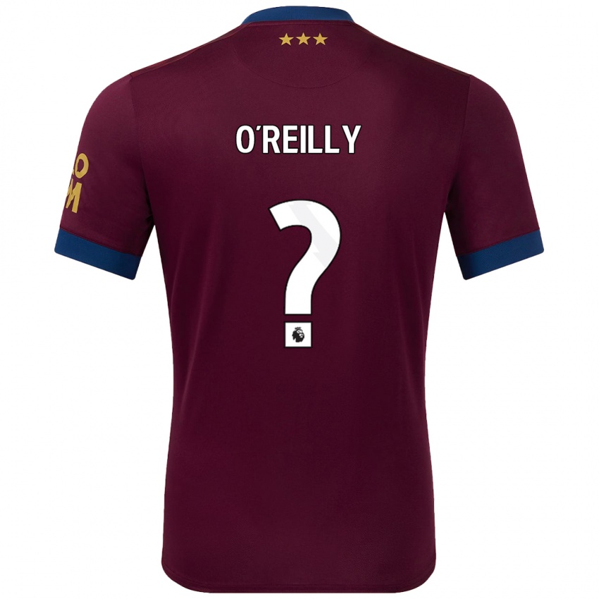 Mann Connor O'reilly #0 Brun Bortetrøye Drakt Trøye 2024/25 Skjorter T-Skjorte