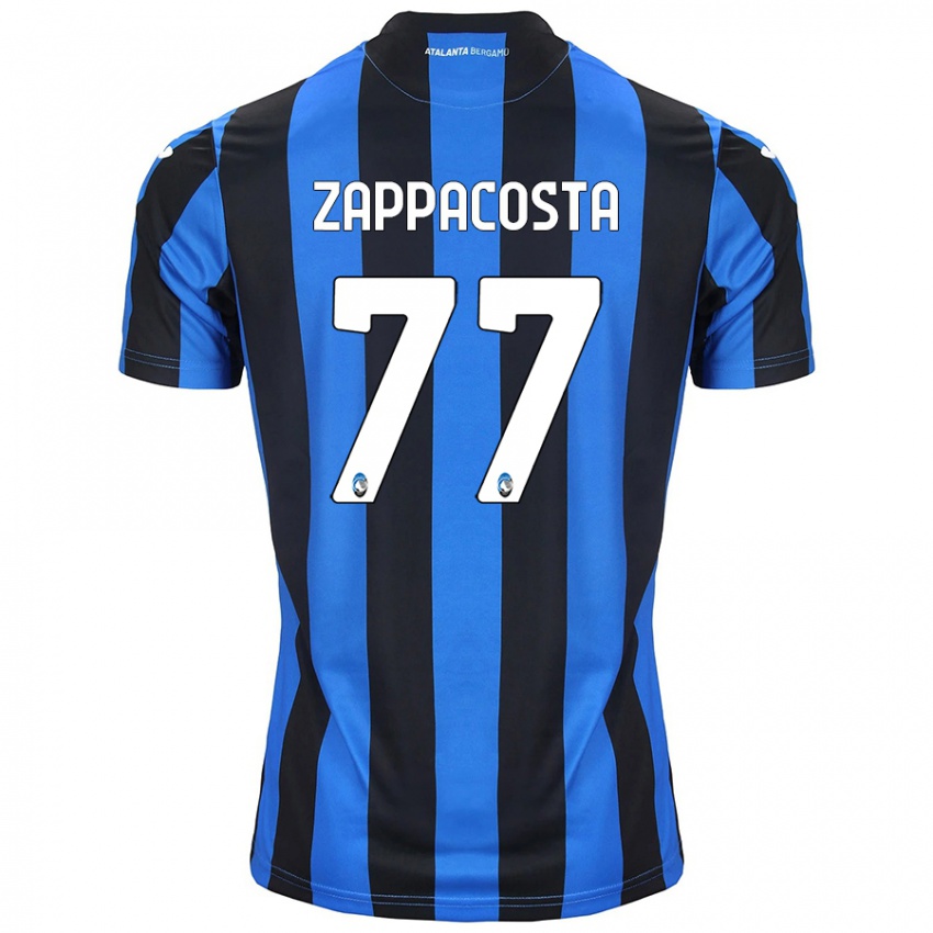 Dame Davide Zappacosta #77 Blå Svart Hjemmetrøye Drakt Trøye 2024/25 Skjorter T-Skjorte