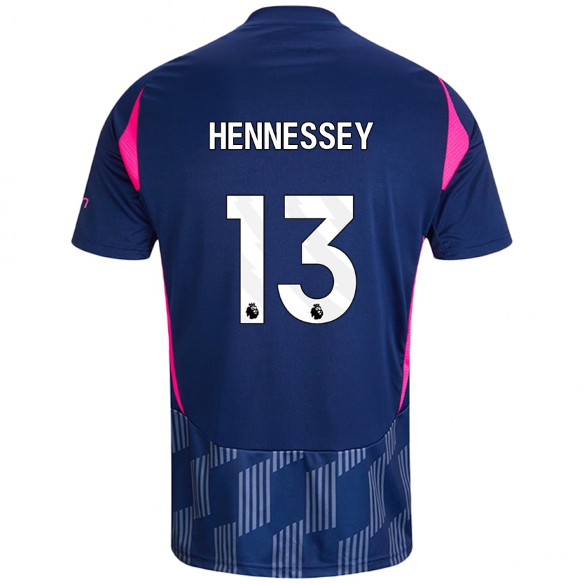 Barn Wayne Hennessey #13 Kongeblå Rosa Bortetrøye Drakt Trøye 2024/25 Skjorter T-Skjorte