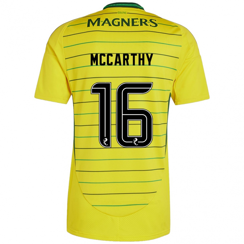 Mann James Mccarthy #16 Gul Bortetrøye Drakt Trøye 2024/25 Skjorter T-Skjorte