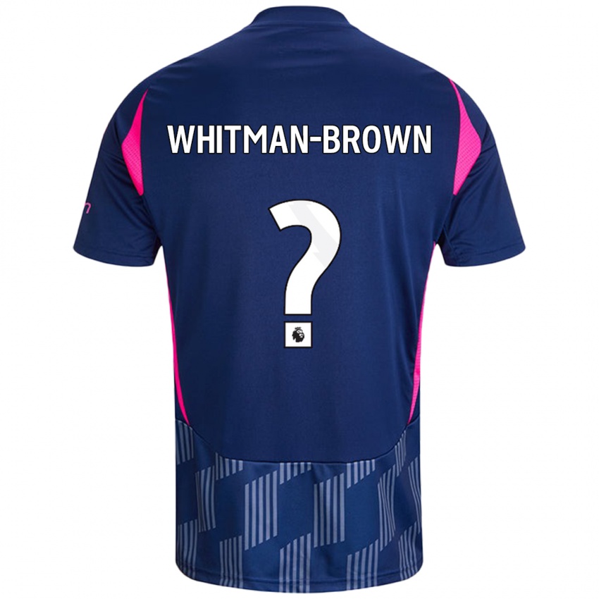 Dame Chae Whitman-Brown #0 Kongeblå Rosa Bortetrøye Drakt Trøye 2024/25 Skjorter T-Skjorte