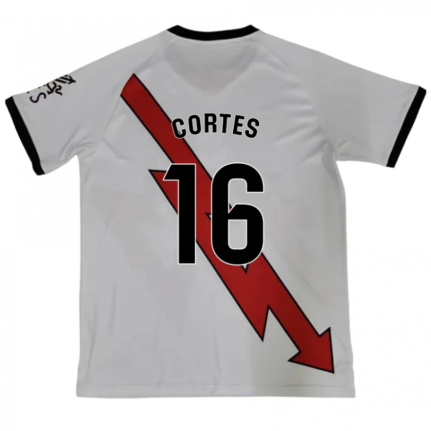 Dame José Cortés #16 Rød Bortetrøye Drakt Trøye 2024/25 Skjorter T-Skjorte