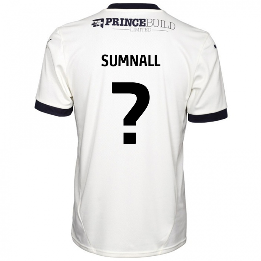 Mann Jenson Sumnall #0 Off White Svart Bortetrøye Drakt Trøye 2024/25 Skjorter T-Skjorte