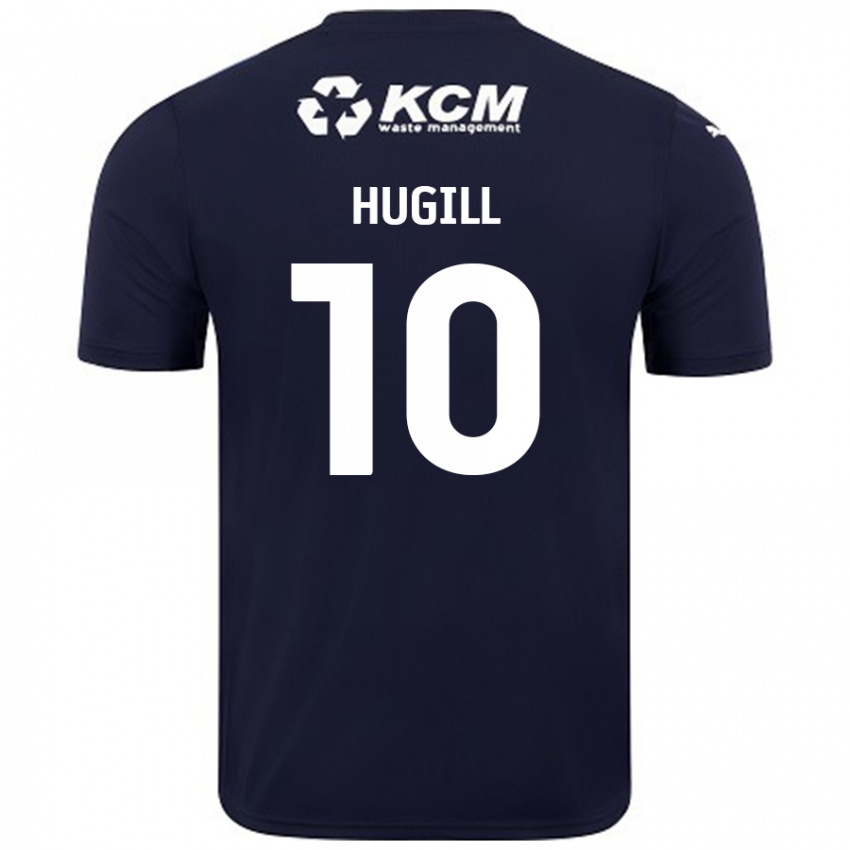 Mann Jordan Hugill #10 Marineblå Bortetrøye Drakt Trøye 2024/25 Skjorter T-Skjorte