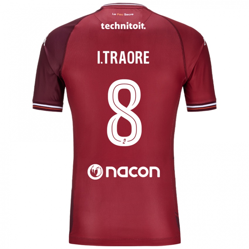 Dame Ismaël Traoré #8 Rød Granata Hjemmetrøye Drakt Trøye 2024/25 Skjorter T-Skjorte