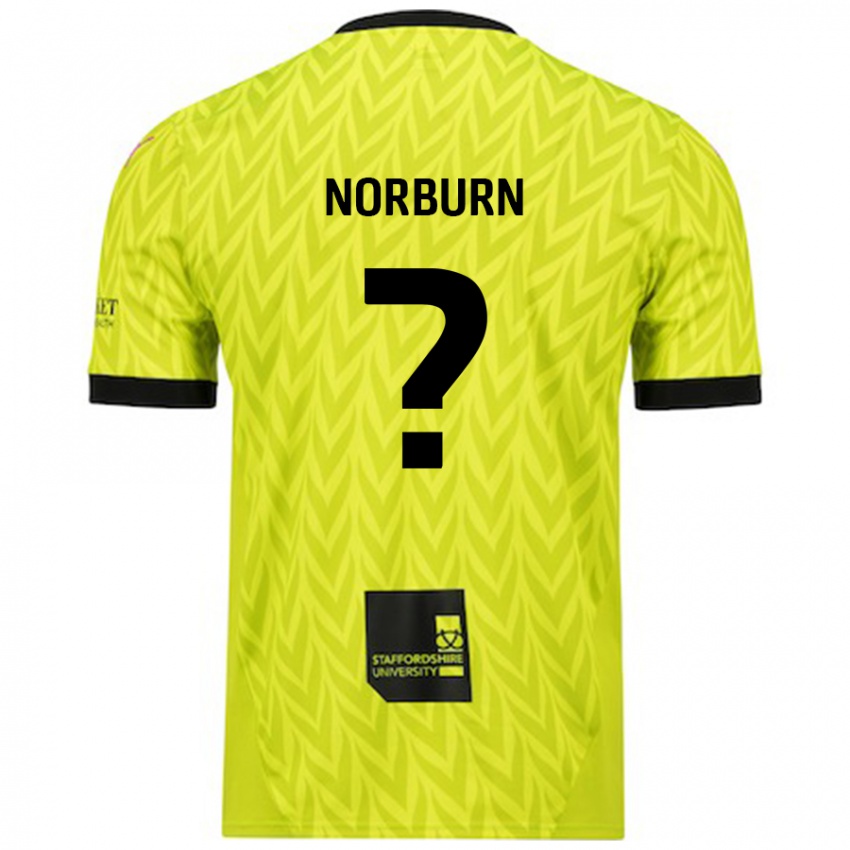 Dame Dylan Norburn #0 Fluorescerende Grønn Bortetrøye Drakt Trøye 2024/25 Skjorter T-Skjorte