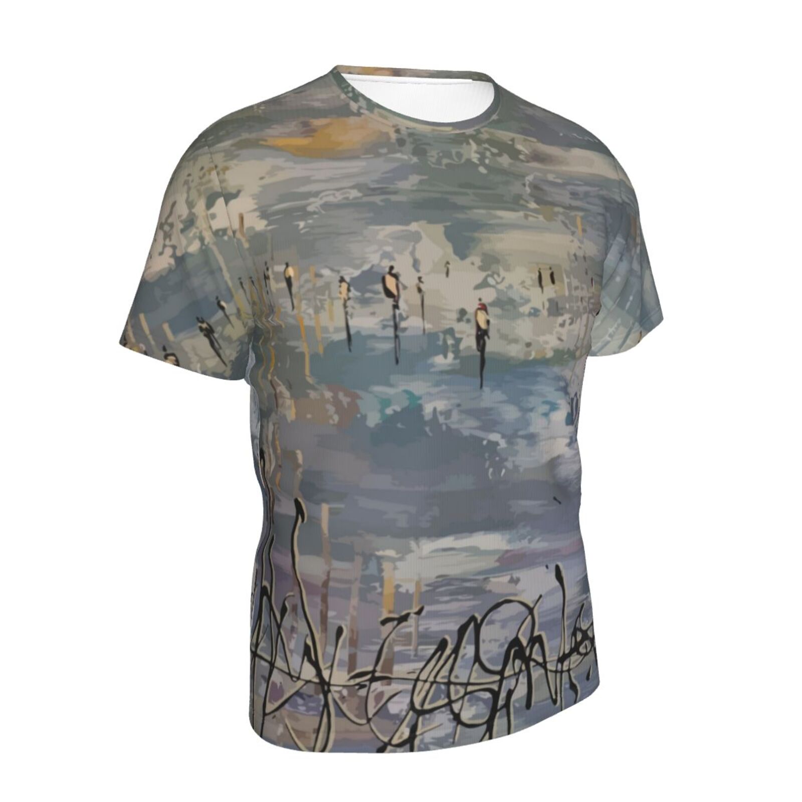 Talk To The Clouds Malerelementer Klassisk T-skjorte